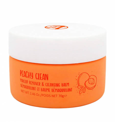 Balsam demachiant cu piersici W7 Peachy Clean Makeup Remover and Cleansing Balm, 70 g