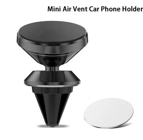 Suport Auto Magnetic pentru Telefon - Universal Prindere pe grila de ventilatie Metalic A8475
