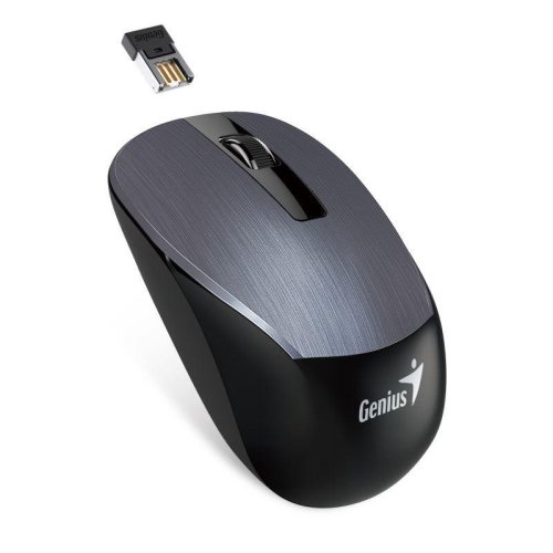 Mouse Genius NX-7015, Wireless, Iron grey Metallic