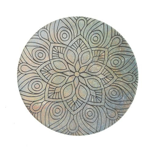 Farfurie rotunda cu model mandala 20 cm