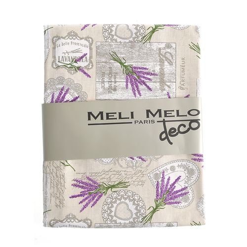 Meli Melo - Fata de masa cu buchete de lavanda 150x180cm