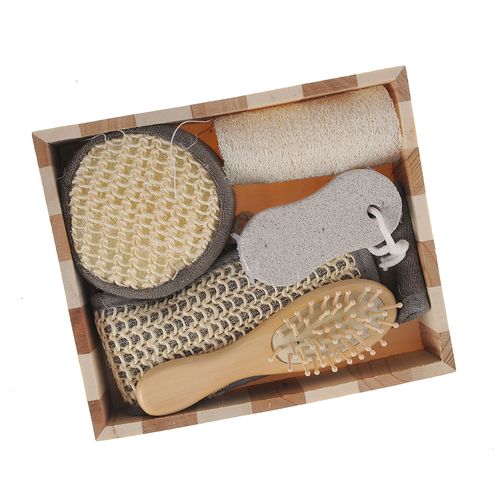 Meli Melo - Set accesorii baie in cutie lemn