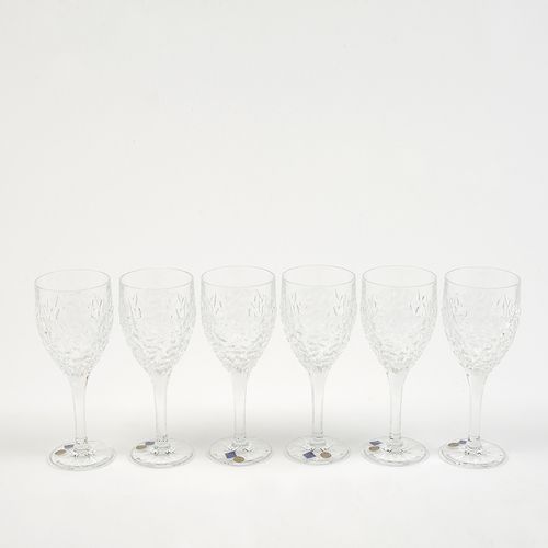 Set vin 6 pahare cristal