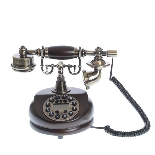 Telefon vintage cu butoane dispuse disc