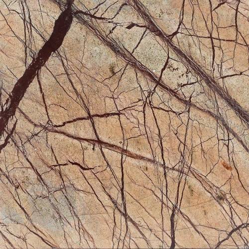 Piatraonline - Blat marmura rain forest brown polisata 250 x 65 x 3cm