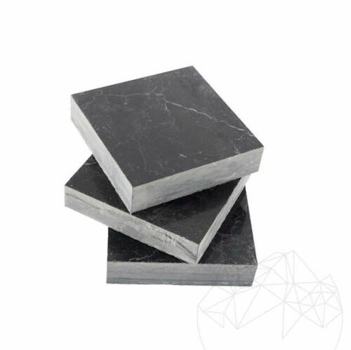 Piatraonline - Buton marmura nero marquina polisata 9 x 9 x 2cm