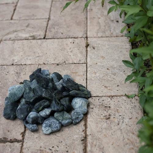 Piatraonline - Pebble marmura verde 4-8 cm sac 20 kg