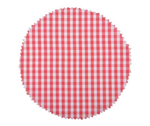 Esschert Design - Set 6 textile pentru capace borcane red & white