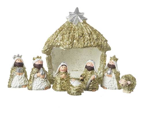 Heaven Sends - Set 8 decoratiuni nativity