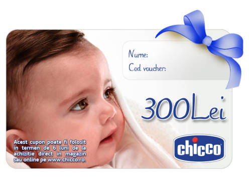 Cupon CADOU Chicco Gift Card 300Lei
