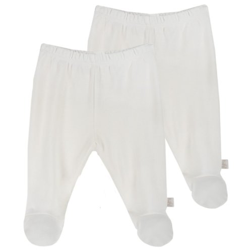 Pantaloni copii Chicco cu botosei, set doua perechi, alb, 11460-62MFCI