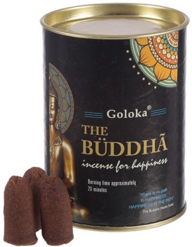 Conuri parfumate in cutie metalica - Goloka The Buddha