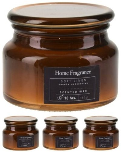 Lumanare parfumata in borcan cu capac - Home Fragrance - 10x8 cm