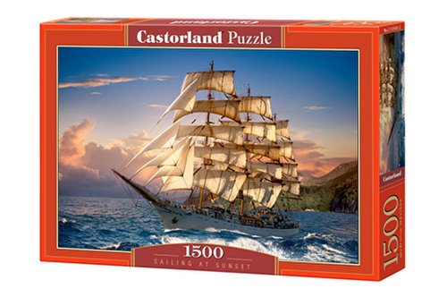 Puzzle 1500 piese Sailing at Sunset