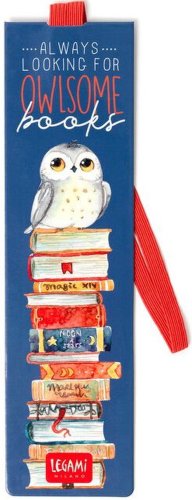 Semn de carte cu elastic - Owlsome Books