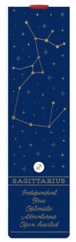 Semn de carte cu elastic - Sagittarius