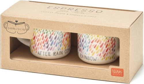 Legami - Set 2 cesti - espresso for two - after rain