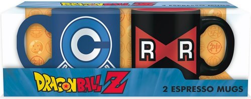 Set 2 cesti mini espresso - DragonBall Z - Capsule C vs Red Ribbon
