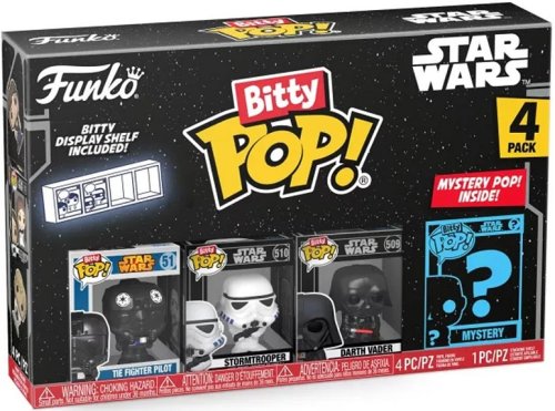 Set 4 Figurine Funko Pop Bitty Star Wars