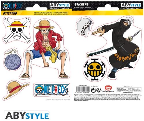 Set stickere mini - One Piece - Luffy Law