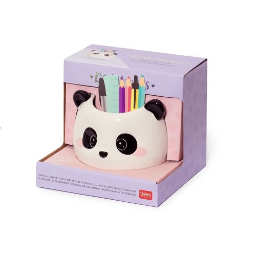 Suport ceramica pentru pixuri - Desk Friends - Panda