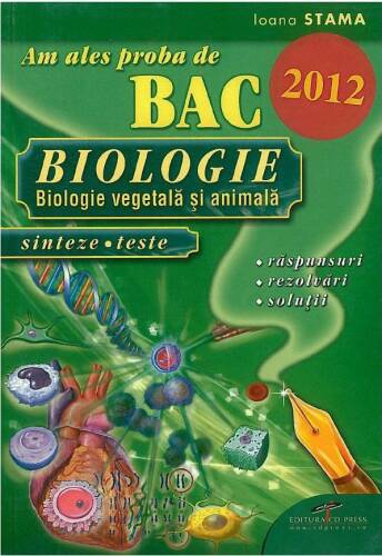 Am ales proba de BAC. Biologie | Ioana Stama