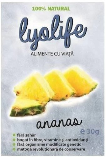 Ananas liofilizat 30g | lyolife