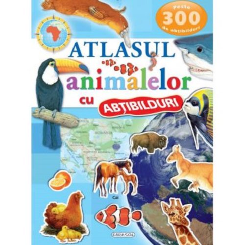 Atlasul animalelor cu abtibilduri | 