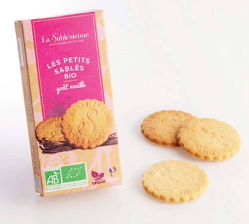Biscuiti - Les Petits Sables BIO - Vanille, 37g | La Sablesienne