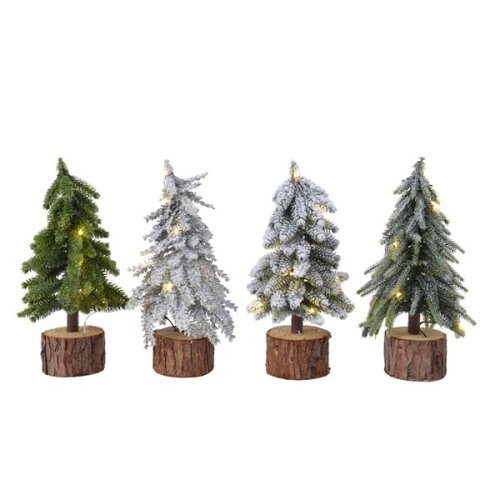 Brad decorativ - Mini Tree Micro LED BO - Indoor - mai multe modele | Kaemingk