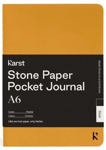 Caiet A6 - Pocket, Flexible, Blank - Turmeric | Karst