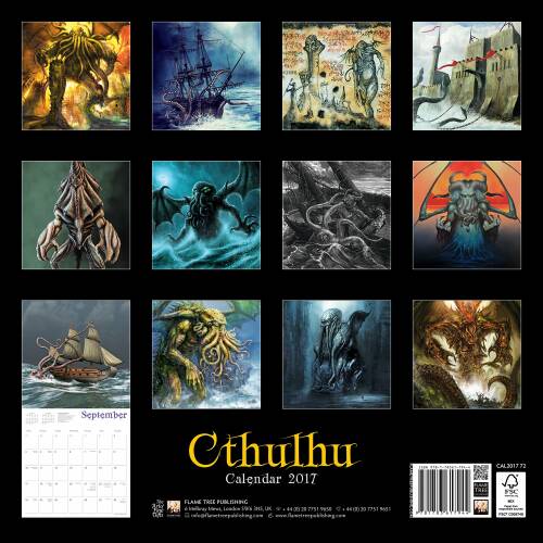 Calendar 2017 - cthulhu | workman publishing