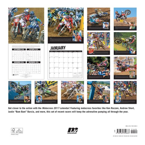 Calendar 2017 - motocross | motorbooks
