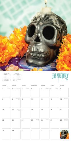 Calendar 2017 - sugar skull | workman publishing
