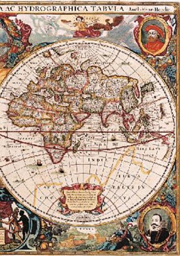 Carnet de insemnari – Harta veche: Lumea, Nova Totius - Henricus Hondius, mediu | Moara de hartie