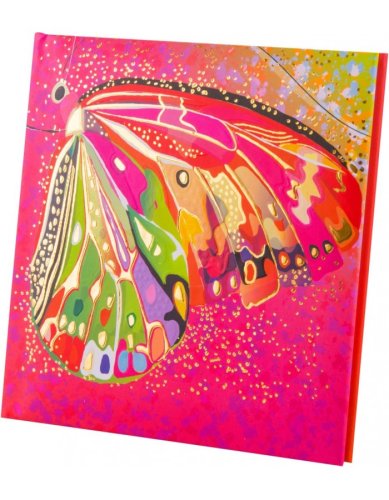 Carnet - Pink Flower Butterfly | Goldbuch