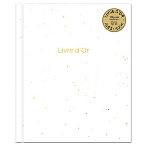 Carte de oaspeti - Livre d'or grand modele blanc | Kiub