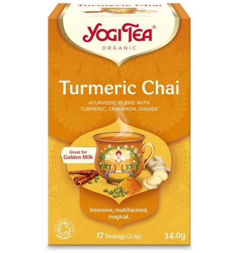 Ceai BIO - Turmeric Chai, 34 g | Yogi Tea