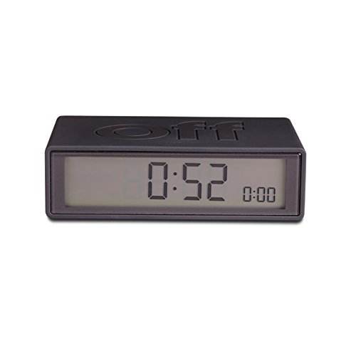 Ceas cu Alarma - Flip Clock - Gri Inchis | Lexon