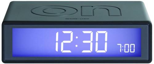 Ceas cu Alarma - Flip Clock - Gun Metal | Lexon