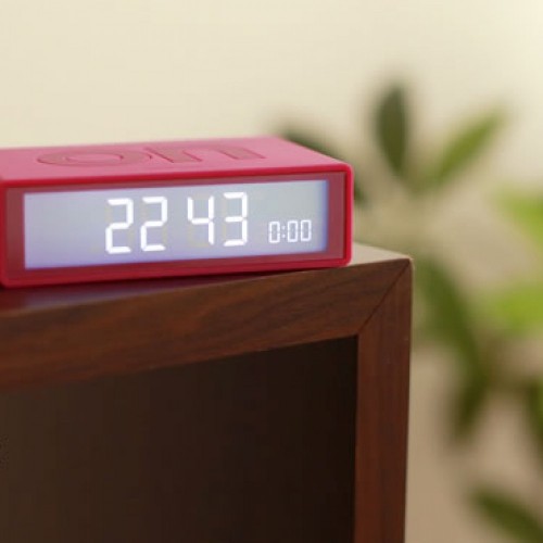 Ceas cu Alarma - Flip Clock - Rosu | Lexon