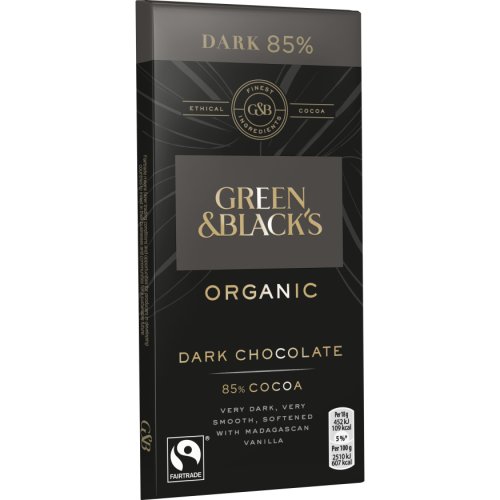 Ciocolata - 85% cocoa dark chocolate, organic 90g | green&black's