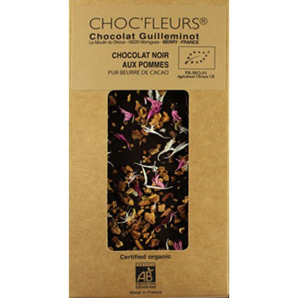 Ciocolata amaruie cu mere | Choc Fleurs