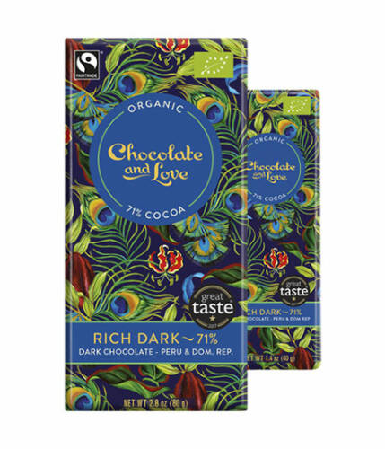 Ciocolata amaruie organica - 71% cacao | Chocolate and Love