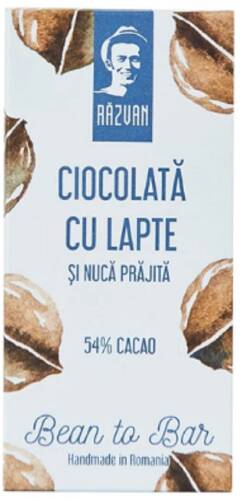 Ciocolata artizanala cu cacao si nuca prajita - Razvan | Traditii din natura