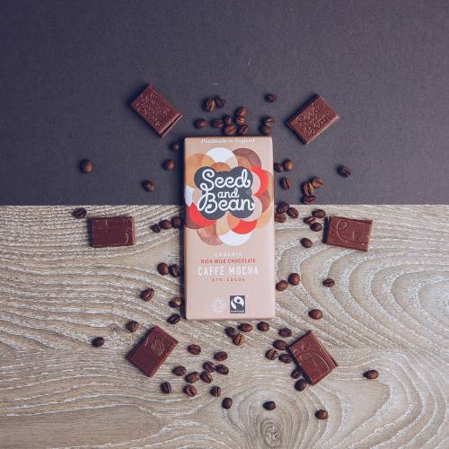 Ciocolata bogata in lapte cu cafea | Seed and Bean