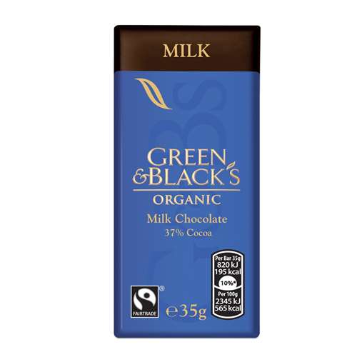 Ciocolata cu lapte - green & black's | Unicorn Naturals