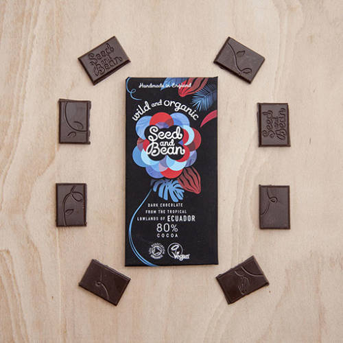 Ciocolata neagra 80% cacao - Salbatic si organic | Seed and Bean