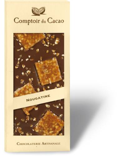 Ciocolata neagra cu nougatine | Comptoir du Cacao