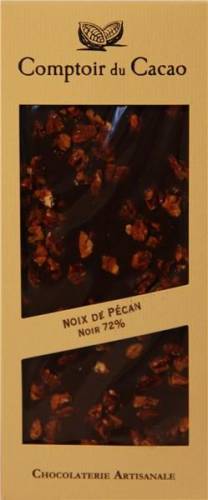 Ciocolata neagra cu nuci pecan | Comptoir du Cacao